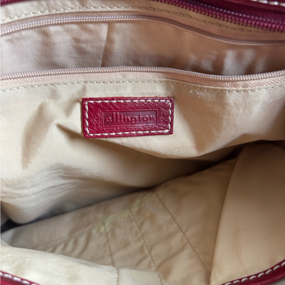 Ellington Red Leather Interior Bag - Picture 5 of 6